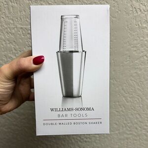 New Williams Sonoma Silver Bar Tools Set